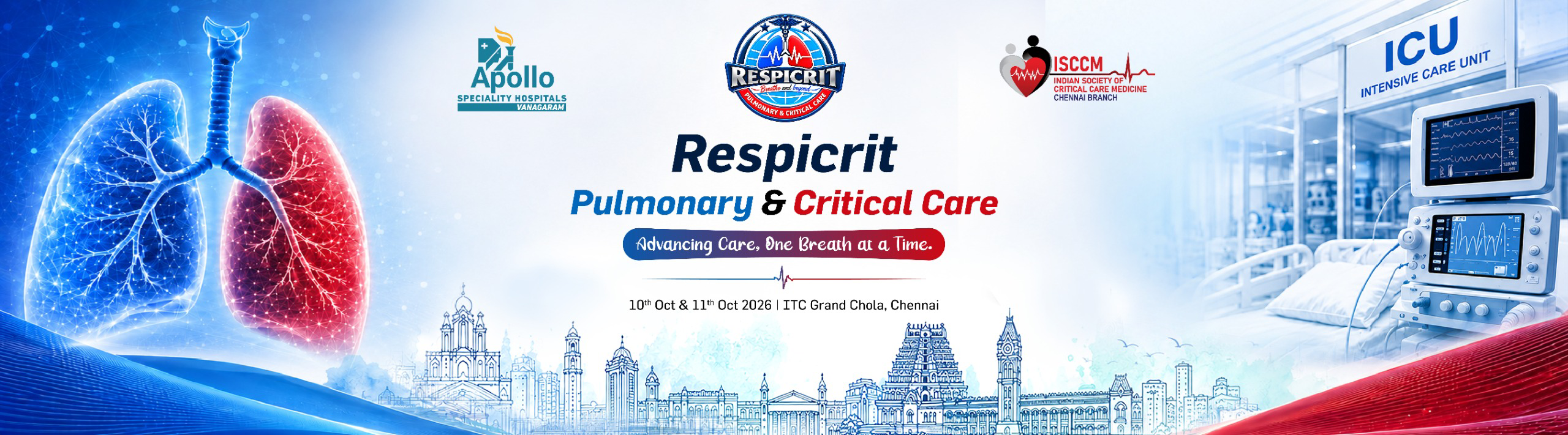 RESPICRIT Pulmonary & Critical Care - 10th Oct & 11th Oct 2026 | ITC Grand Chola, Chennai
